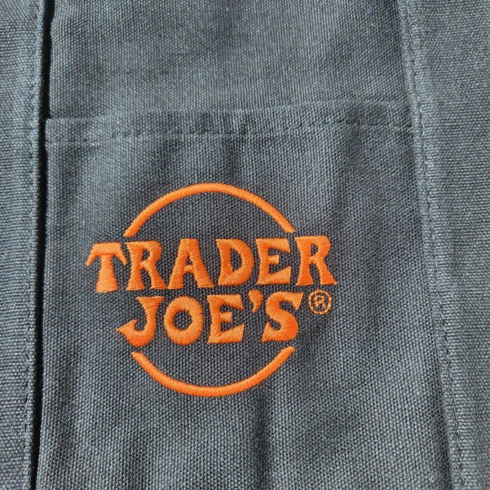 NEW Trader Joe's Black Mini Tote Trick or Treat Canvas Bag Halloween Trader Joes - Picture 2 of 8